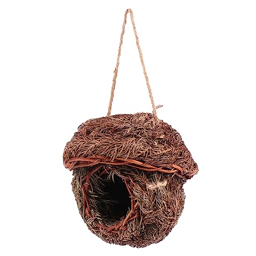 CAXUSD Elegantes Handgefertigtes Vogelnest Vogelhaus Komfortabler Vogelschutz Künstlerisches Handwerk Für Papageien Kreatives Vogelkäfig- CAXUSD Elegantes Handgefertigtes Vogelnest Vogelhaus Komfortabler Vogelschutz Künstlerisches Handwerk Für Papageien Kreatives Vogelkäfig- von CAXUSD