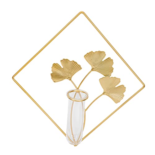 CAXUSD Blumenvase Aus Eisen Und Glas Hydroponische Wandvase Modernes Wohnzimmerdekor von CAXUSD