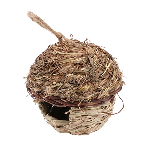 CAXUSD Stroh Vogel Nistkasten Outdoor Vogelhäuschen für Vögel Zucht Vögel Shelter von CAXUSD