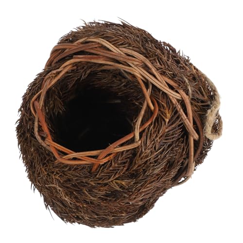 CAXUSD 2 Stück Einzigartiges Vogelzubehör Garten Gewebter Vogelnest- Outdoor Vogelhaus Hofdekor Vögel Anlocken Künstlerisches Design CAXUSD 2 Stück Einzigartiges Vogelzubehör Garten Gewebter Vogelnest- Outdoor Vogelhaus Hofdekor Vögel Anlocken Künstlerisches Design von CAXUSD