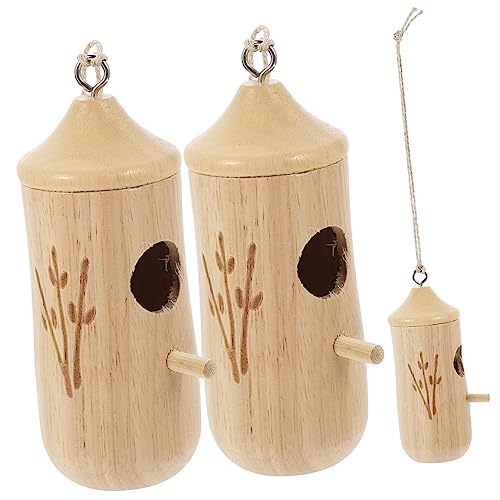 CAXUSD 3 Stück Kolibri- outdoordeko vogelhäuser für draußen Vogelhaus für die Terrasse Verschachtelung Taube Käfige Gartendekoration Kolibri-Nest aus Holz für den Garten hölzern CAXUSD 3 Stück Kolibri- outdoordeko vogelhäuser für draußen Vogelhaus für die Terrasse Verschachtelung Taube Käfige Gartendekoration Kolibri-Nest aus Holz für den Garten hölzern von CAXUSD