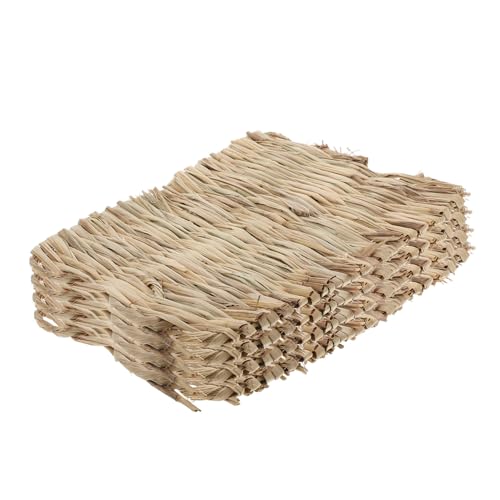 CAXUSD 4 Grasmatten Natürliche Nistunterlage Für Chinchillas Hamster Vogelkäfigmatte Weich Warm Bequem Robustes Material CAXUSD 4 Grasmatten Natürliche Nistunterlage Für Chinchillas Hamster Vogelkäfigmatte Weich Warm Bequem Robustes Material von CAXUSD