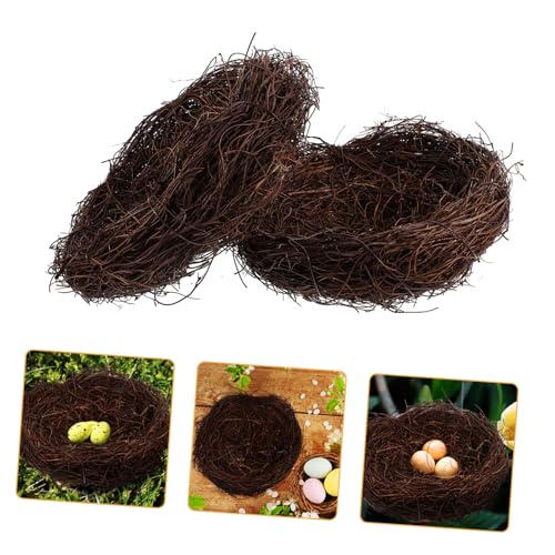 CAXUSD 4 Stück Rattan Vogelnest Vogelnest gartendekoration gartendeko rostoptik Küken Dekoration Mikrolandschaftsverzierung Vogelhaus Vogelkäfig Vogelnest Dekoration Hausbedarf Baumrebe CAXUSD 4 Stück Rattan Vogelnest Vogelnest gartendekoration gartendeko rostoptik Küken Dekoration Mikrolandschaftsverzierung Vogelhaus Vogelkäfig Vogelnest Dekoration Hausbedarf Baumrebe von CAXUSD