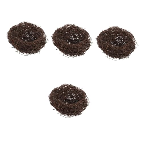 CAXUSD 4stücke Rattan Vogel Nest Dekoration Handgefertigtes Künstliches Nest Für Garten Und Fotografie Simuliertes Vogelnest Für Kleine Vögel Und Kreative Deko CAXUSD 4stücke Rattan Vogel Nest Dekoration Handgefertigtes Künstliches Nest Für Garten Und Fotografie Simuliertes Vogelnest Für Kleine Vögel Und Kreative Deko von CAXUSD
