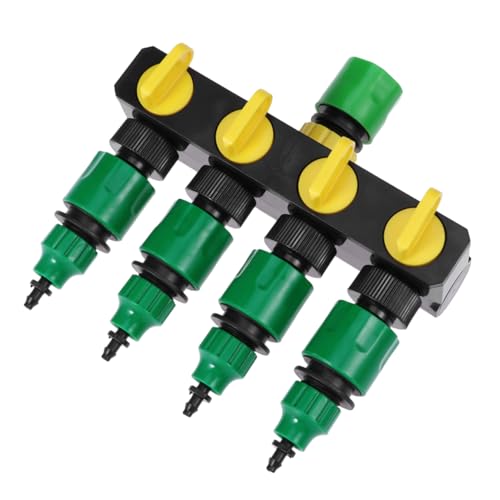 CAXUSD Vierwege-wasserverteiler 4-ausgänge Gartenschlauchverteiler Bewässerungsventil Schlauchadapter Für 3/4-zoll-wasserhähne CAXUSD Vierwege-wasserverteiler 4-ausgänge Gartenschlauchverteiler Bewässerungsventil Schlauchadapter Für 3/4-zoll-wasserhähne von CAXUSD