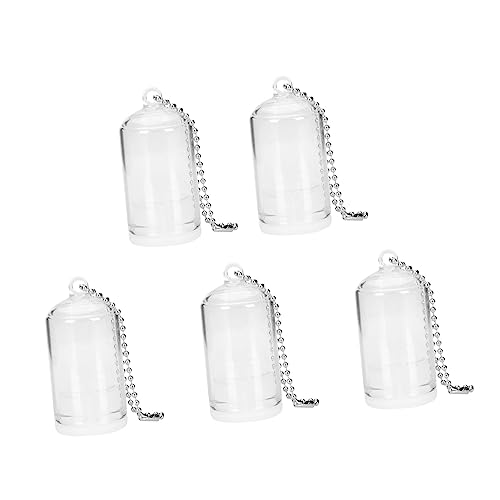 CAXUSD 5 Stücke Mini Terrarium Schlüsselanhänger Für Reise Glas Topfpflanze Ornament Engel CAXUSD 5 Stücke Mini Terrarium Schlüsselanhänger Für Reise Glas Topfpflanze Ornament Engel von CAXUSD