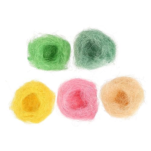 CAXUSD Landschaft Dekore Ostern Handwerk 5pcs Vogel Nest Gras Landschaft Foto Requisiten von CAXUSD