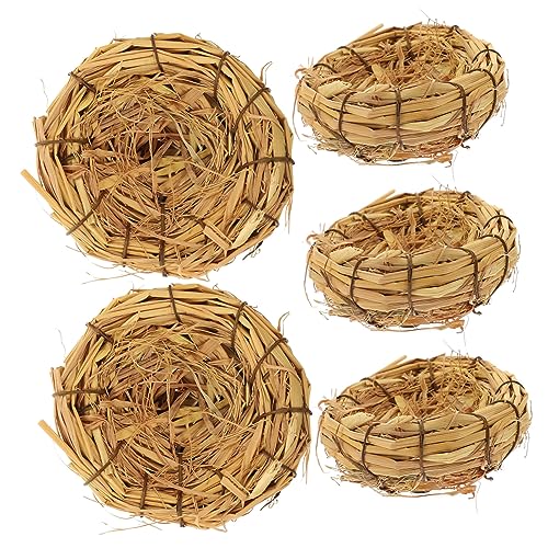 CAXUSD Vogeldekor – Handgewebtes Vogelnest Aus – Dekorative Vogelnest-Ornamente Für Hochzeiten Ostern Partygeschenke – Ideal Für Vögel CAXUSD Vogeldekor – Handgewebtes Vogelnest Aus – Dekorative Vogelnest-Ornamente Für Hochzeiten Ostern Partygeschenke – Ideal Für Vögel von CAXUSD