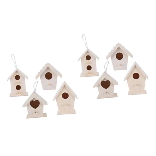 CAXUSD 8 STK Heimdekoration Vogelhausdekoration unfertige Vogelhäuschen Vogelhaus aus Holz vogelhäuser für Balkon Vogelhaus Dekoration Nestverzierung Gartenverzierung zartes Nest Hölzern CAXUSD 8 STK Heimdekoration Vogelhausdekoration unfertige Vogelhäuschen Vogelhaus aus Holz vogelhäuser für Balkon Vogelhaus Dekoration Nestverzierung Gartenverzierung zartes Nest Hölzern von CAXUSD