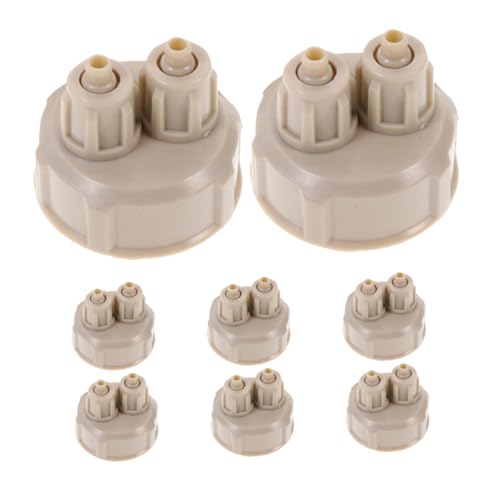 CAXUSD 8 Stück Quick-Twist-Kappe Flaschendeckel Tauschen Austauschbare Co2-kappen Co2-generator-flaschenverschlüsse Aquarium Co2 -diffusor -flaschenkappe DIY Co2 Cover Beige Abs CAXUSD 8 Stück Quick-Twist-Kappe Flaschendeckel Tauschen Austauschbare Co2-kappen Co2-generator-flaschenverschlüsse Aquarium Co2 -diffusor -flaschenkappe DIY Co2 Cover Beige Abs von CAXUSD