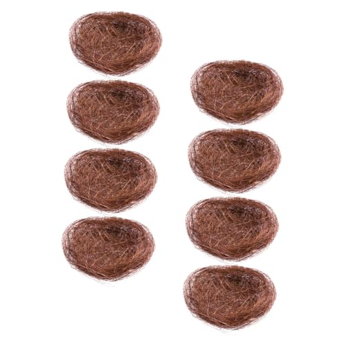 CAXUSD Vogelnest-Ornament 8 Stück Simuliertes Vogelkäfig- Für Materialdekoration Für Vögel Landschaftsornament Osterdekoration Dekoratives Vogelnest von CAXUSD