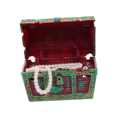 CAXUSD Box Aquarium Schatztruhe Fisch Tank Schatz Dekoration Fisch Tank Versteck Pool Futternäpfe Set Pflanzenzubehör Fisch Tank Schatz Ornament Rot Harz Und Kunststoff CAXUSD Box Aquarium Schatztruhe Fisch Tank Schatz Dekoration Fisch Tank Versteck Pool Futternäpfe Set Pflanzenzubehör Fisch Tank Schatz Ornament Rot Harz Und Kunststoff von CAXUSD