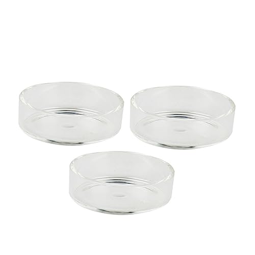 CAXUSD 3 Stück Runde Garnelenfutterschalen Glas Kristall-garnelenfutterschalen Garnelentank-Dekoration Garnelenzubehör CAXUSD 3 Stück Runde Garnelenfutterschalen Glas Kristall-garnelenfutterschalen Garnelentank-Dekoration Garnelenzubehör von CAXUSD