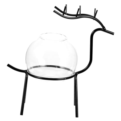 CAXUSD Glasblumenvase Mit Metallständer Moderne Geometrische Vase Für Schreibtische Und Fensterdekoration CAXUSD Glasblumenvase Mit Metallständer Moderne Geometrische Vase Für Schreibtische Und Fensterdekoration von CAXUSD