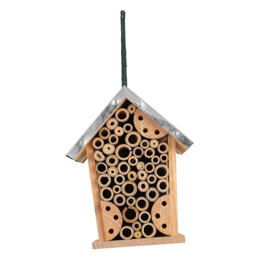 CAXUSD Handgefertigter Bienenstock und Schmetterlingshaus Aus Holz Insektenhabitathotel Als Gartendekoration von CAXUSD
