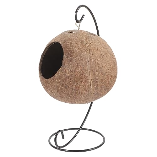 CAXUSD Vogelhaus Kokosnüsse Schale Papagei Nistplatz Lebensraum dekorative Zucht Nest Vogelkäfig CAXUSD Vogelhaus Kokosnüsse Schale Papagei Nistplatz Lebensraum dekorative Zucht Nest Vogelkäfig von CAXUSD