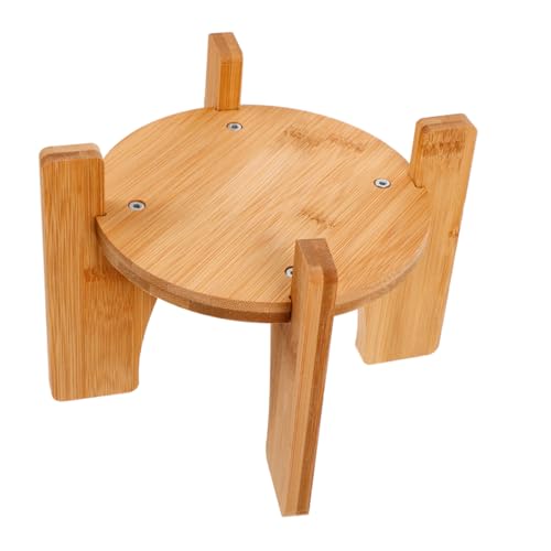 CAXUSD Pflanzgefäß aus Holz blumenständer Blumenregal Blumensockelerhöhung Topfpflanzenregal Pflanzenständer für den Innenbereich mehrere Pflanzentopfständer Blumentopf Holzsockel Khaki von CAXUSD