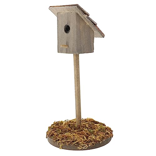 CAXUSD Mini Vogelhaus Deko Aus Holz Für Puppenhaus Realistisches Vogelhäuschen Für Draußen Als Hausdekor-zubehör CAXUSD Mini Vogelhaus Deko Aus Holz Für Puppenhaus Realistisches Vogelhäuschen Für Draußen Als Hausdekor-zubehör von CAXUSD