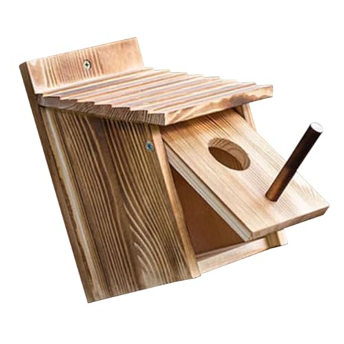 CAXUSD Holz Vogelhaus Für Garten Nistkästchen Für Vögel Hängendes Design Und Langlebig Für Außenbereiche von CAXUSD