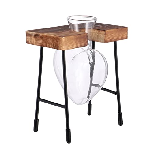 CAXUSD kreativer Übertopf aus Glas büro Dekoration Office Decoration wohnungseinrichtung glasvase Set hausdeko gefälschte Pflanze Schwimmbad künstlerische Vase Blumenhalter Bambus Coffee von CAXUSD