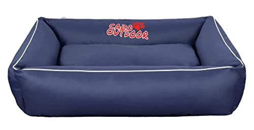 Wasserdicht Hundebett CAZO Outdoor 120 x 95 cm, Größe XL, Farbe Navy, L1704/D von CAZO Design For Pets