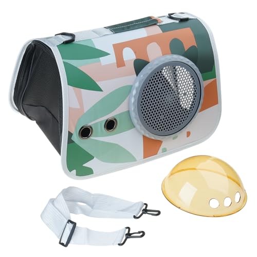 Cat-in-bag Komfort-Tragetasche für Welpen, atmungsaktiver Rucksack, Schultertrage, Cartoon, Kätzchen, Schultertasche, Haustier-Rucksack von CAZSTYK