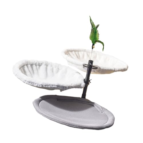 Ergonomisches Katzenbett für den Schreibtisch, verstellbarer Stahlrahmen, Stoff, platzsparend, Schreibtisch, Haustier-Hängematte, ergonomisches Katzenbett Ergonomisches Katzenbett für den Schreibtisch, verstellbarer Stahlrahmen, Stoff, platzsparend, Schreibtisch, Haustier-Hängematte, ergonomisches Katzenbett von CAZSTYK
