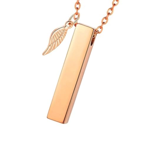 Haustier-Schmuck mit Engelsflügel-Anhänger, Asche, Medaillon, Halskette, Gedenkschmuck, Aschehalter für menschliche Erinnerungen, Einäscherung von CAZSTYK