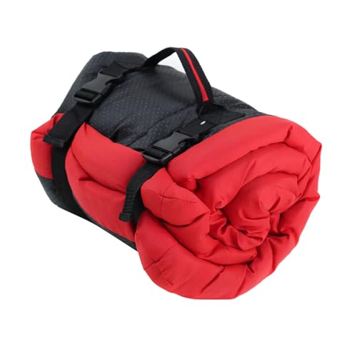 Haustierliege, weich gepolsterte Matte für Zuhause, Camping, elegantes, rechteckiges Bett, kompaktes Klappbett für Welpen, Haustiere, Schlafmatte von CAZSTYK