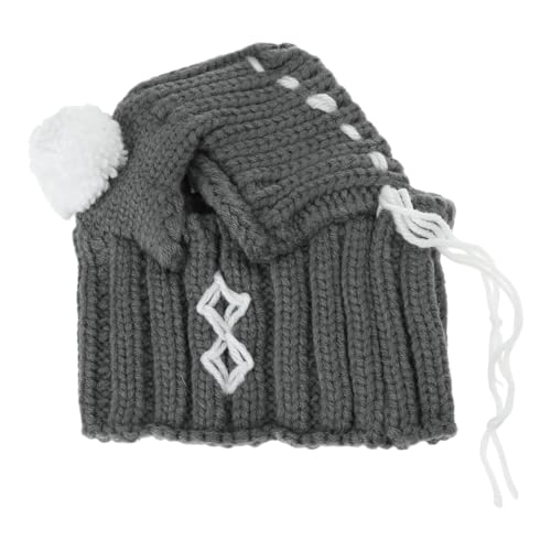 Lustige Strickmütze für kleine Hunde, Haustierkostüm, schöne kleine Kopfbedeckungen, Wintermützen für Teddyhunde, Hundemütze von CAZSTYK