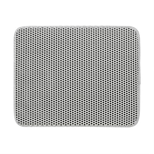 Katzenstreumatte, große Katzentoilettenmatte, doppellagig, Wabenstruktur, großes Lochdesign, EVA-Material, weich for die Pfoten und waschbar, wasserdicht, rutschfest, Katzentoilettenfilter, Katzentoil Katzenstreumatte, große Katzentoilettenmatte, doppellagig, Wabenstruktur, großes Lochdesign, EVA-Material, weich for die Pfoten und waschbar, wasserdicht, rutschfest, Katzentoilettenfilter, Katzentoil von CBFGGOEUDFBS