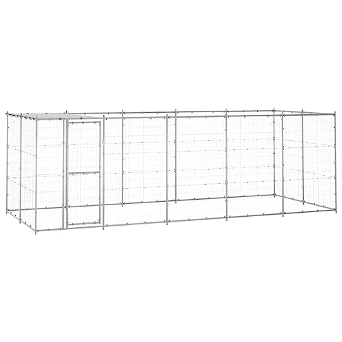 Hundehütte Outdoor aus verzinktem Stahl mit Dach 12,1 m von CBLDF