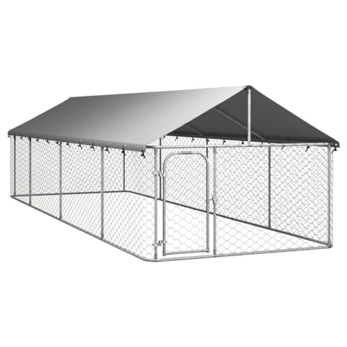 Hundehütte Outdoor mit Dach 600x200x150cm von CBLDF