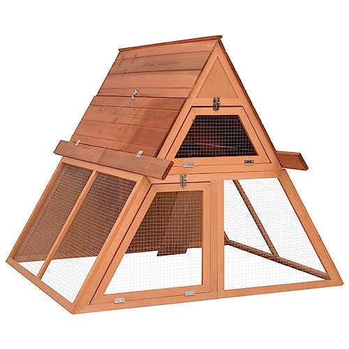 Pet Supplies Kaninchenstall 152x127x109,5 cm Massivholz Tieren & Haustierbedarf von CBLDF