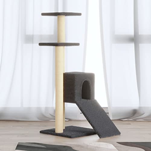 Pet Supplies Kratzbaum mit Sisal-Kratzstämmen dunkelgrau 92 cm Tiere & Haustierbedarf Pet Supplies Kratzbaum mit Sisal-Kratzstämmen dunkelgrau 92 cm Tiere & Haustierbedarf von CBLDF