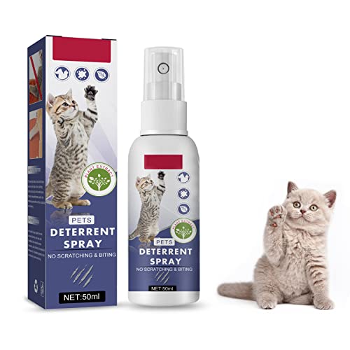 CBROSEY Pets Deterrent Spray,Kratzfestes Spray für Katzen, geeignet für Pflanzen, Möbel, Böden, schützt Ihr Zuhause von CBROSEY