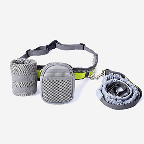 Reflektierende freihändige Haustierleine, mit Zwei Aufbewahrungstaschen, verstellbare Taille, elastische Haustier-Laufleine, geeignet for mittlere und große Größen einfach und bequem Reflektierende freihändige Haustierleine, mit Zwei Aufbewahrungstaschen, verstellbare Taille, elastische Haustier-Laufleine, geeignet for mittlere und große Größen einfach und bequem von CCBUY