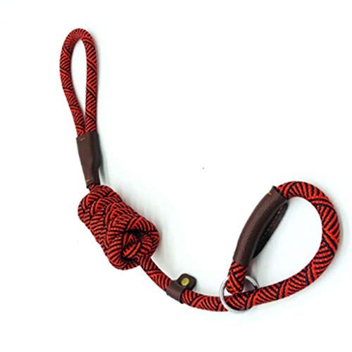 Strapazierfähiges Halsband mit Zugseil for Haustiere, 2 in 1, verstellbares Halsband, bequemer Sicherheitsgurt for große Haustiere einfach und bequem (Color : C) von CCBUY