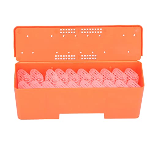 CDQL 1-teilige Königskäfig-Transportbox mit 20 Transparenten Käfigen, Einfach zu Transportieren – Aufzuchtkäfige für Bienenköniginnen – Aufzuchtbecher-Set für Imkeranfänger – CDQL 1-teilige Königskäfig-Transportbox mit 20 Transparenten Käfigen, Einfach zu Transportieren – Aufzuchtkäfige für Bienenköniginnen – Aufzuchtbecher-Set für Imkeranfänger – von CDQL
