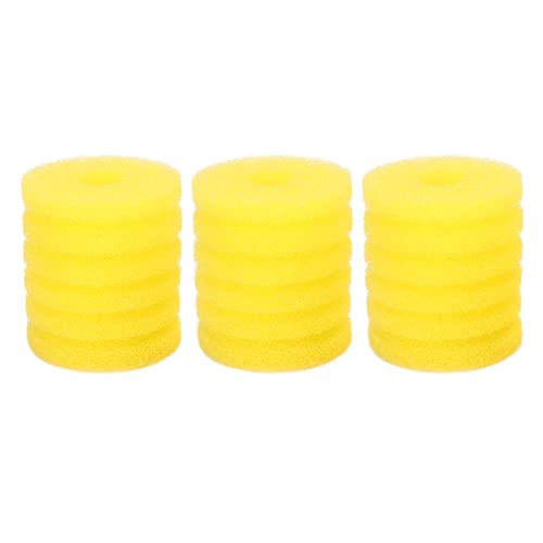 CDQL 3 Stück Aquarium-Vorfilterschwamm, Garnelen-Fry-Aquariumfilter, Ersatzschaumabdeckung, Zylindrischer Tankfilterschaum, Filterzubehör für Aquarien CDQL 3 Stück Aquarium-Vorfilterschwamm, Garnelen-Fry-Aquariumfilter, Ersatzschaumabdeckung, Zylindrischer Tankfilterschaum, Filterzubehör für Aquarien von CDQL