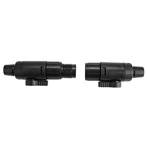 CDQL Aquarium-Schlauchventil, Aquarium-Schlauchrohr-Schnellverschluss-Anschlussadapter für Aquarium-Kanisterfilter-Schlauchanschluss, (Schnellanschlussventil mit 16-mm-Schnittstelle) von CDQL