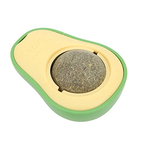 CDQL Katzen-Minzball-Spielzeug, Katzenspielzeug für Hauskatzen, Interaktives Katzenminze-Spielzeug in Avocado-Form, Katzen-Kau- und Zahnreinigungs-Leck-Zahnspielzeug, CDQL Katzen-Minzball-Spielzeug, Katzenspielzeug für Hauskatzen, Interaktives Katzenminze-Spielzeug in Avocado-Form, Katzen-Kau- und Zahnreinigungs-Leck-Zahnspielzeug, von CDQL