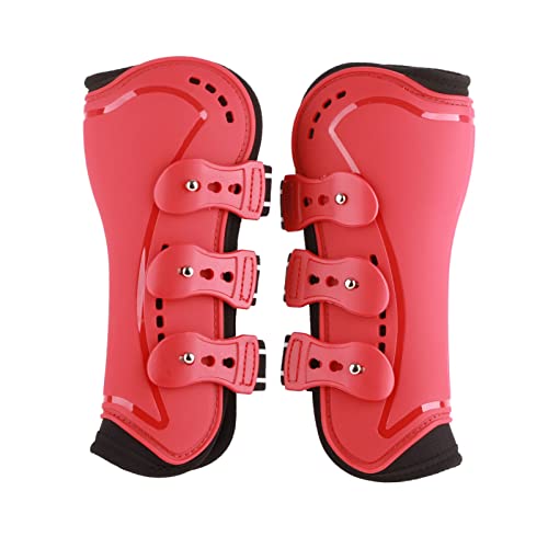 Pferdebeinstiefel, Atmungsaktiv, Schlagfest, Verhindern Ausrutschen, Beinschutz für Pferde, Gliedmaßenschutz und Stützsportstiefel Zum Reiten, Stoßdämpfender (M 79x20x5cm) von CDQL