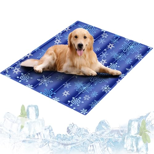 CEASELESLY Kühlmatte für Hunde und Katzen,Haustier-Kühlmatte,für Hunde Katze Haustier Eismatte Selbstkühlende,perfekt für heiße Sommertage(45x60cm),für Drinnen, Draußen und Auto von CEASELESLY