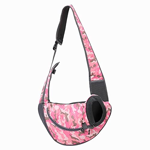 Tragetuch Hund,Hundetragetasche Outdoor Reise Haustier Puppy Carrier Handtasche Tasche Mesh Oxford Einzelner Umhängetasche Sling Mesh Comfort Reisen Umhängetasche (Color : Camouflage Powder, Size : Tragetuch Hund,Hundetragetasche Outdoor Reise Haustier Puppy Carrier Handtasche Tasche Mesh Oxford Einzelner Umhängetasche Sling Mesh Comfort Reisen Umhängetasche (Color : Camouflage Powder, Size : von CEFPOD