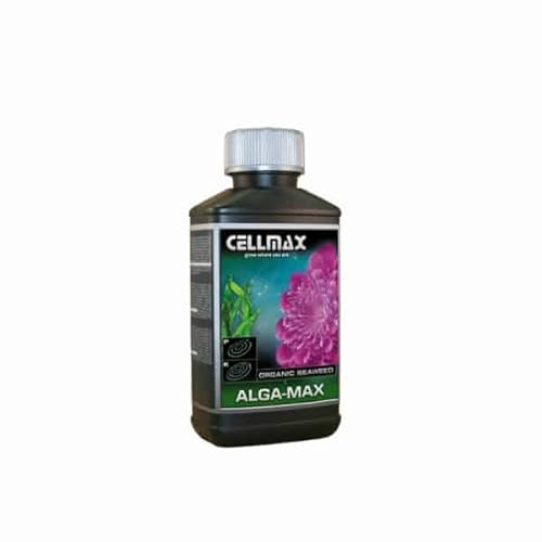 CELLMAX Alga-Max | Organische Flüssigpflanzennahrung auf Algenbasis | Biologischer Blühbooster | Speziell für einjährige und fruchttragende Pflanzen | Reich an bioaktiven Substanzen | 250ml von CELLMAX