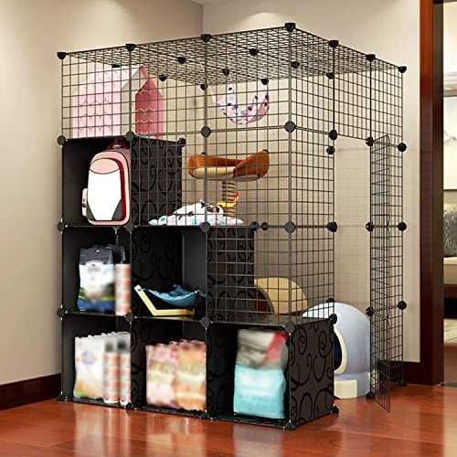 CENAP Katzenkäfig mit Lagerregal, Katzenkäfige für den Innenbereich, groß, mit Katzentoilette, 4-stöckiger DIY-Katzenlaufstall, Katzenhütten, Katzengehege, Übungsort, ideal für 2–5 Katzen, komplet CENAP Katzenkäfig mit Lagerregal, Katzenkäfige für den Innenbereich, groß, mit Katzentoilette, 4-stöckiger DIY-Katzenlaufstall, Katzenhütten, Katzengehege, Übungsort, ideal für 2–5 Katzen, komplet von CENAP
