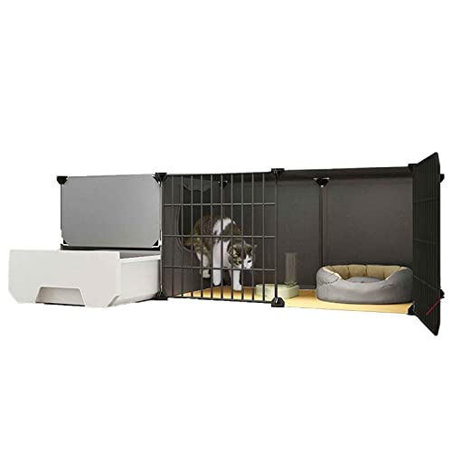 CENAP Katzenkäfige für den Innenbereich, groß, mit Katzentoilette + Katzenstreuschaufel + Leiter, Kleintierkäfig, Katzenkäfige für den Innenbereich aus Metall, 12 Größen (Größe: 111 x 49 x 39) CENAP Katzenkäfige für den Innenbereich, groß, mit Katzentoilette + Katzenstreuschaufel + Leiter, Kleintierkäfig, Katzenkäfige für den Innenbereich aus Metall, 12 Größen (Größe: 111 x 49 x 39) von CENAP
