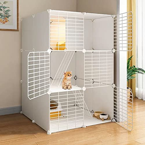 Großer Katzenkäfig, DIY-Katzenkäfig-Laufstall für den Innenbereich, 3-stöckige Katzenhütten, Katzengehege mit Katzentoilette, verschlüsseltes Netzwerk, leicht zu reinigen, großer Übungsort, Großer Katzenkäfig, DIY-Katzenkäfig-Laufstall für den Innenbereich, 3-stöckige Katzenhütten, Katzengehege mit Katzentoilette, verschlüsseltes Netzwerk, leicht zu reinigen, großer Übungsort, von CENAP