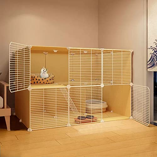 Katzenkäfig für drinnen – Haustier-Laufstall, Katzenlaufstall für kleine Tiere, DIY-Metalldrahtgitterkäfig, 1,5 cm verschlüsseltes Netzwerk, tragbarer Hofzaun für Haustiere, für 1–3 Katzen ( Katzenkäfig für drinnen – Haustier-Laufstall, Katzenlaufstall für kleine Tiere, DIY-Metalldrahtgitterkäfig, 1,5 cm verschlüsseltes Netzwerk, tragbarer Hofzaun für Haustiere, für 1–3 Katzen ( von CENAP